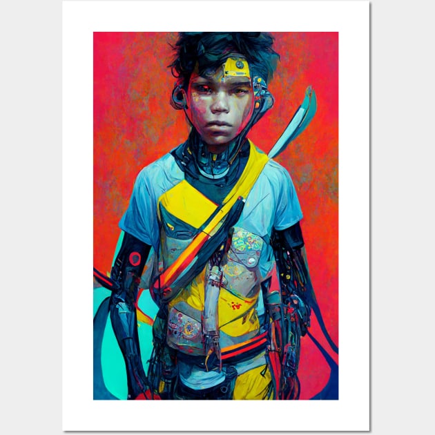 Future Human - 004 - Soldier Boy Wall Art by Sticky Fingers